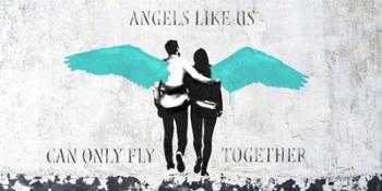 Angels Like Us (Aqua) | Obraz na stenu