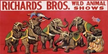 Richards Bros. Wild Animal Shows, ca. 1925 | Obraz na stenu