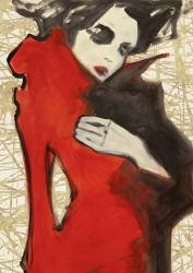 Feminine Red (detail) | Obraz na stenu