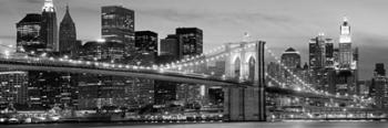 Brooklyn Bridge at Night (Detail) | Obraz na stenu