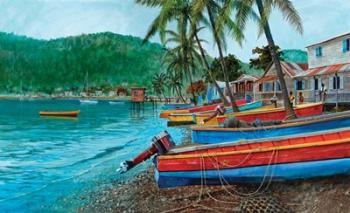 St. Lucia Fishing Fleet | Obraz na stenu