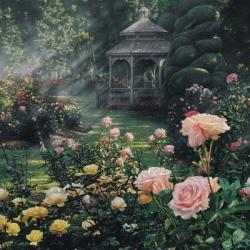 Rose Garden - Paradise Found - Square | Obraz na stenu