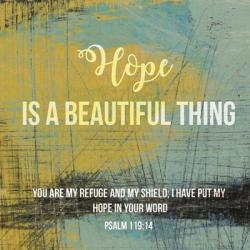 Hope is a Beautiful Thing | Obraz na stenu