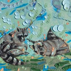 Two Raccoons | Obraz na stenu