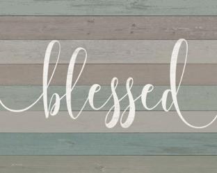 Rustic Blessed Script | Obraz na stenu