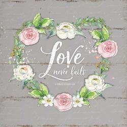 Love Wreath - Gray | Obraz na stenu