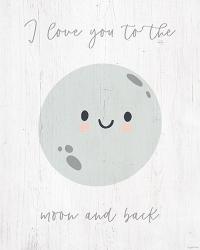 Moon and Back | Obraz na stenu