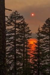 Smokey Sunset - Crater Lake | Obraz na stenu