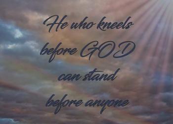 He Who Kneels | Obraz na stenu