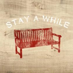 Stay a While Bench | Obraz na stenu