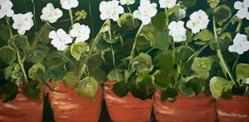 Pots of Geraniums | Obraz na stenu