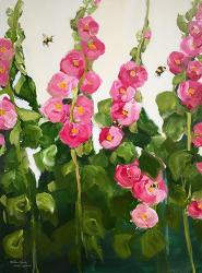 Hollyhocks | Obraz na stenu