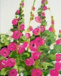 Hollyhocks | Obraz na stenu