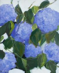 Violet Hydrangeas | Obraz na stenu