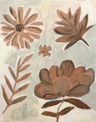 Brown Flowers | Obraz na stenu