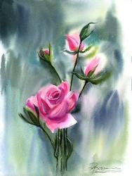 Pink Roses | Obraz na stenu