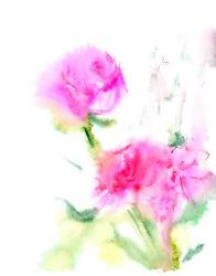 Pink Flowers | Obraz na stenu