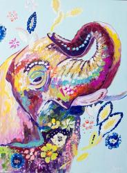 Daisy Elephant | Obraz na stenu