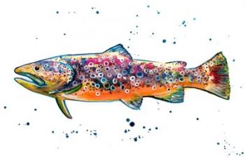 Colorful Trout | Obraz na stenu