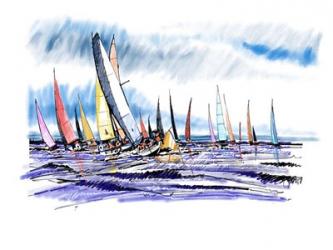 Sail Boats II | Obraz na stenu