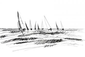 Boat Sketch III | Obraz na stenu