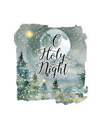 O Holy Night Watercolor | Obraz na stenu