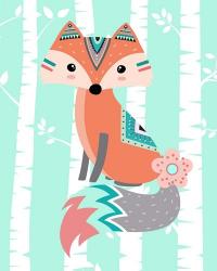 Tribal Fox Girl II | Obraz na stenu