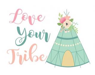 Love Your Tribe Boho | Obraz na stenu