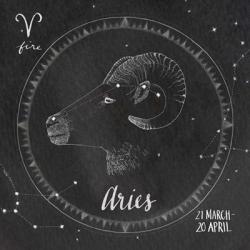 Night Sky Aries | Obraz na stenu