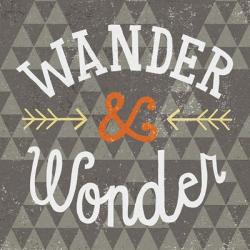 Mod Triangles Wander and Wonder Retro | Obraz na stenu