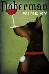 Single Doberman Winery | Obraz na stenu