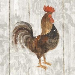 Farm Friend III on Barn Board | Obraz na stenu