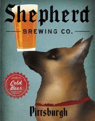 German Shepherd Brewing Co Pittsburgh Black | Obraz na stenu