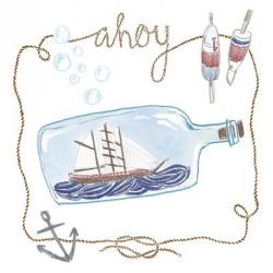 Ship in a Bottle Ahoy | Obraz na stenu