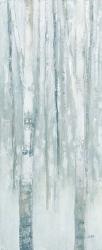 Birches in Winter Blue Gray Panel I | Obraz na stenu