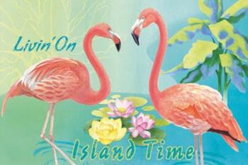 Island Time Flamingo I | Obraz na stenu