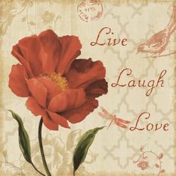 Live Laugh Love Sq | Obraz na stenu