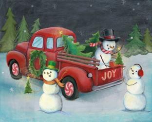 Christmas on Wheels II Light | Obraz na stenu