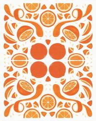 Retro Orange Otomi | Obraz na stenu