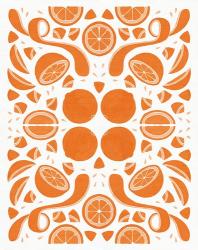 Retro Orange Otomi Monotone | Obraz na stenu