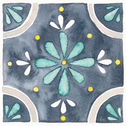 Garden Getaway Tile I Blue | Obraz na stenu