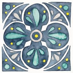 Garden Getaway Tile VI Blue | Obraz na stenu