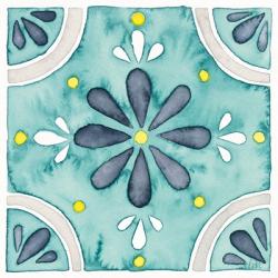 Garden Getaway Tile I Teal | Obraz na stenu