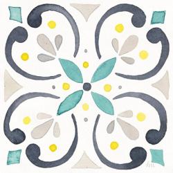 Garden Getaway Tile IV White | Obraz na stenu