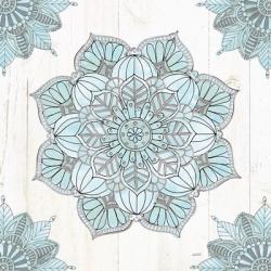 Mandala Morning V Blue and Gray | Obraz na stenu