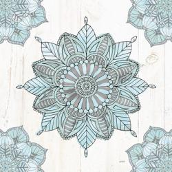 Mandala Morning VI Blue and Gray | Obraz na stenu