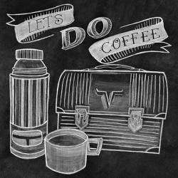 Let's Do Coffee Chalk | Obraz na stenu