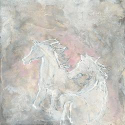 Blush Horses I | Obraz na stenu