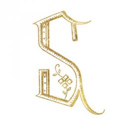 French Sewing Letter S | Obraz na stenu