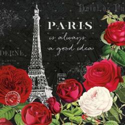 Rouge Paris II Black | Obraz na stenu